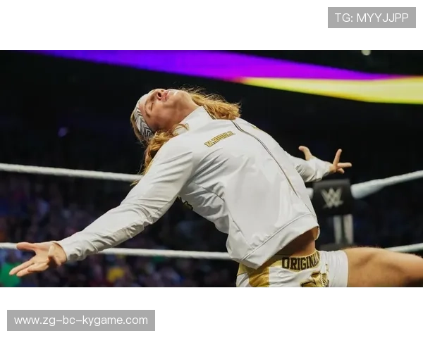 WWE 大赛中选手完成空翻摔技震撼舞台